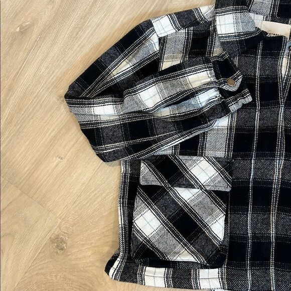 NWT Lucky Brand Cropped Plaid Jacket, Women’s Large - Picture 7 of 7